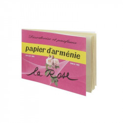 PAPIER ARMENIE Rose - 1 Carnet