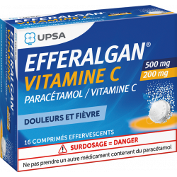 UPSA EFFERALGAN VITAMINE C - 16 Comprimés Effervescents