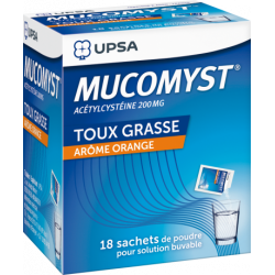 UPSA MUCOMYST 200 mg Poudre - 18 Sachets