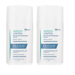 DUCRAY HIDROSIS CONTROL Roll-On Anti-Transpirant - Lot de 2x40ML