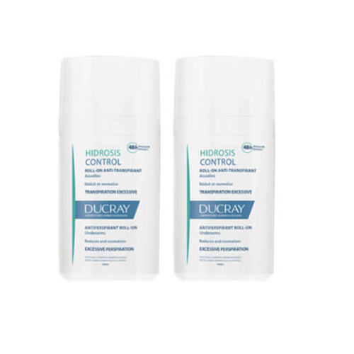 DUCRAY HIDROSIS CONTROL Roll-On Anti-Transpirant - Lot de 2x40ML