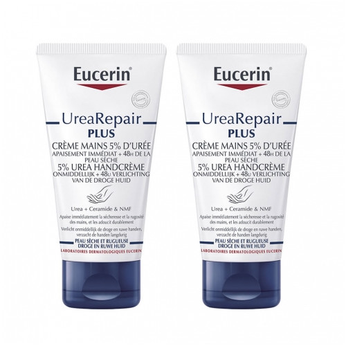 EUCERIN UreaRepair PLUS 5% Urea Crèmes Mains Réparatrices Lot