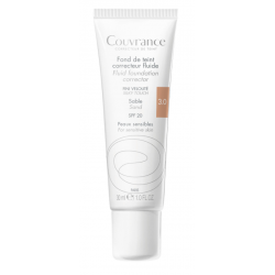 COUVRANCE Fond de Teint Correcteur Fluide 3 Sable - 30ML AVÈNE