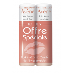 AVÈNE Soin Lèvres Sensibles Stick - Lot de 2x4G