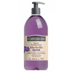 LE COMPTOIR DU BAIN Savon Traditionnel De Marseille Violette 1l