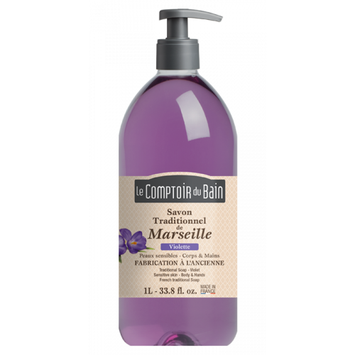 LE COMPTOIR DU BAIN Savon Traditionnel De Marseille Violette -