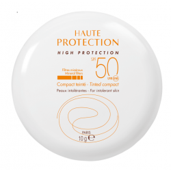 AVÈNE SOLAIRE Haute Protection Compact Teinté Doré SPF 50 - 10G