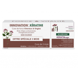 KLORANE KERATINcaps - Lot de 3X30 Capsules