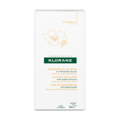 KLORANE Bandelettes de Cire Froide à l'Amande Douce Visage - 6