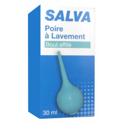 POIRE à LAVEMENT BOUT EFFILE 30ML SALVA N2