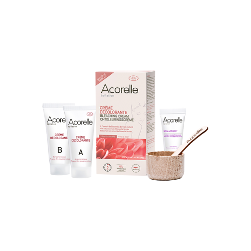 ACORELLE CRÈME DÉCOLORANTE VISAGE & CORPS 2 X 30 ml + SOIN - 15