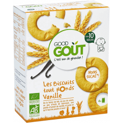 GOOD GOUT LES BISCUITS TOUT RONDS VANILLE - 80 g