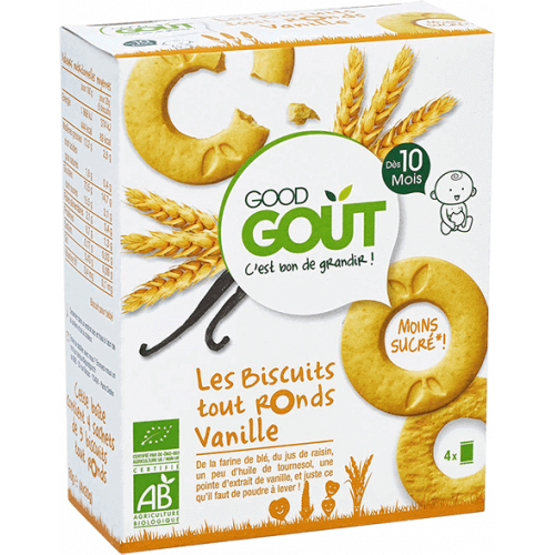 GOOD GOUT LES BISCUITS TOUT RONDS VANILLE - 80 g