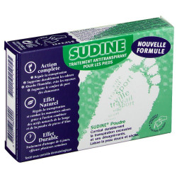 SUDINE POUDRE TRAITEMENT ANTITRANSPIRANT - 6 Sachets Doubles