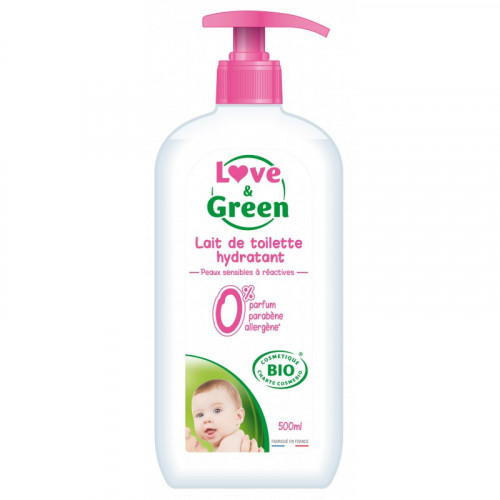 LOVE & GREEN LOVE LAIT TOILETTE BIO - 500 ml