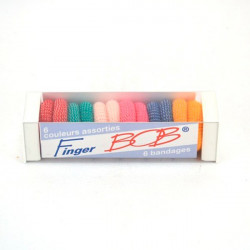 FINGER BOB BANDAGE DOIGT COULEUR - 6 Unités