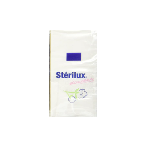 MOUCHOIR STERILUX POCKET - Paquet de 10 Mouchoirs