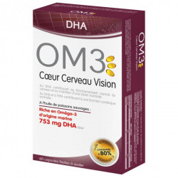 OM3 Cœur Cerveau Vision - 60 Capsules