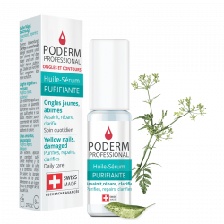 PODERM HUILE SERUM PURIFIANTE Mycose Ongle Jauni et Abîmé 8ML