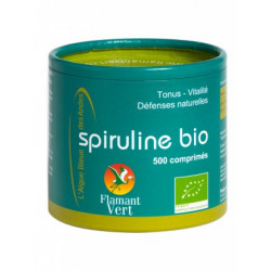 FLAMANT VERT Spiruline Bio - 500 Comprimés