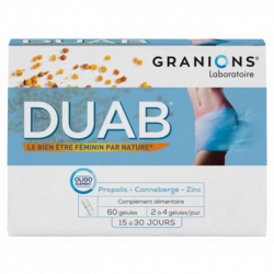 DUAB Propolis Canneberge Zinc - 60 Gélules