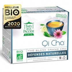 THE PAGODE QI CHA BIO Thé Blanc Grand Cru 18 Sachets