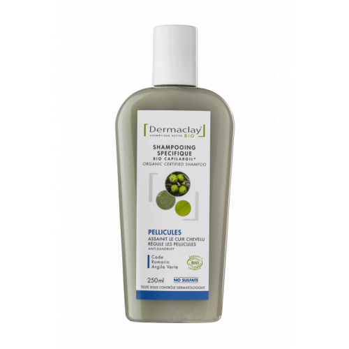 DERMACLAY SHAMPOOING BIO PELLICULES - 250 ml