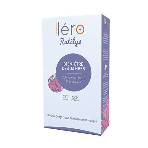 Léro Rutilys Bien Être des Jambes 90 Capsules