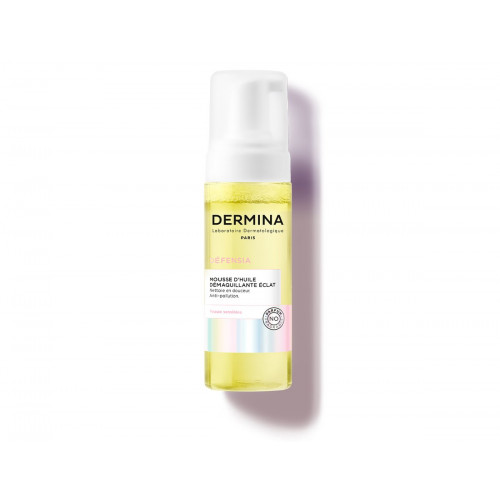 DERMINA MOUSSE D'HUILE DÉMAQUILLANTE ÉCLAT - 150ml