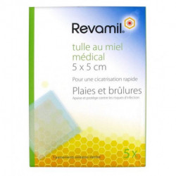 REVAMIL HONEY TULLE 5CM x 5CM - Box of 5