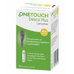 ONE TOUCH DELICA PLUS LANCETTE - 200 Lancettes