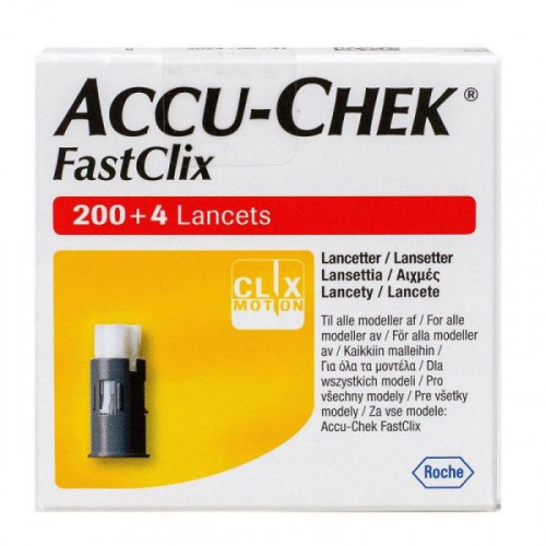 ACCU-CHEK FASTCLIX - 204 Lancets