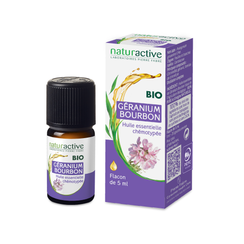 NATURACTIVE HUILE ESSENTIELLE Géranium Bourbon BIO - 5ml