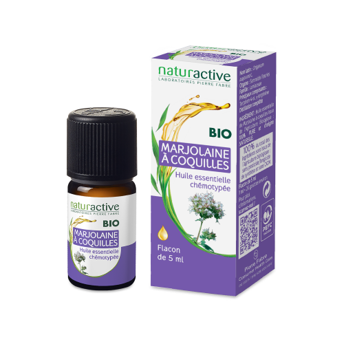 NATURACTIVE HUILE ESSENTIELLE Marjolaine à Coquilles BIO - 5 ml