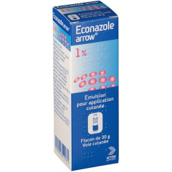 ECONAZOLE ARROW 1 %, émulsion pour application cutanée, flacon