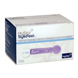 MYSTAR SYLKFEEL LANCET 28G boîte de 100 lancettes