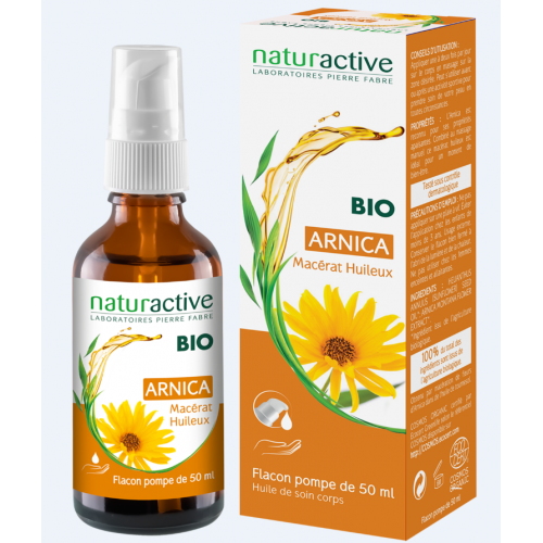 NATURACTIVE Arnica VEGETABLE OIL ORGANIC - 50 ml