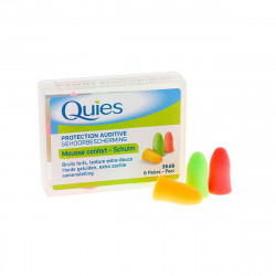 QUIES PROTECTION AUDITIVE En Mousse - 6 Paires de Bouchons