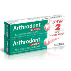 ARTHRODONT CLASSIC DENTIFRICE Pâte - Lot de 2 X 75 ml