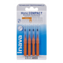 INAVA BROSSETTE MONO COMPACT ORANGE 1.2 mm - 4 Brossettes