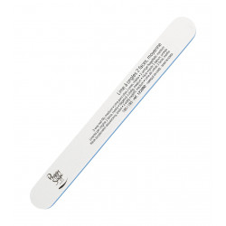 PEGGY SAGE NAIL FILE WHITE 2 SIDES WASHABLE 180/180 122090