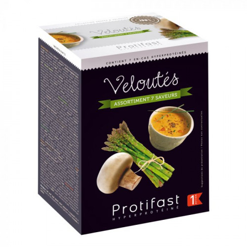 PROTIFAST ASSORTIMENT VELOUTE POTAGE - 7 Sachets