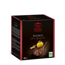 THE PAGODE ROOIBOS CITRON-GINGEMBRE - 20 Sachets