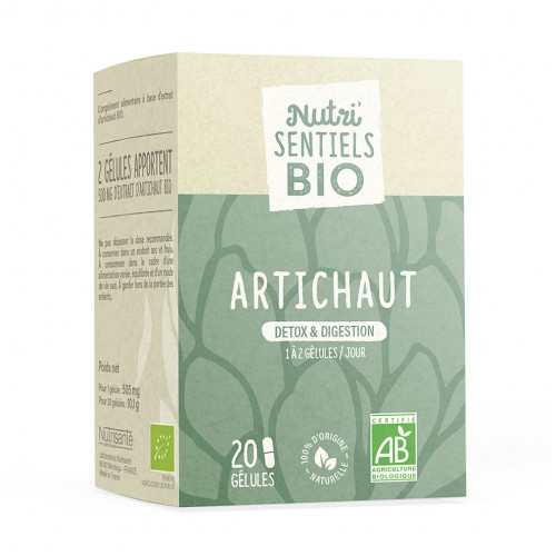 NUTRI'SENTIEL ARTICHAUT BIO GELU20