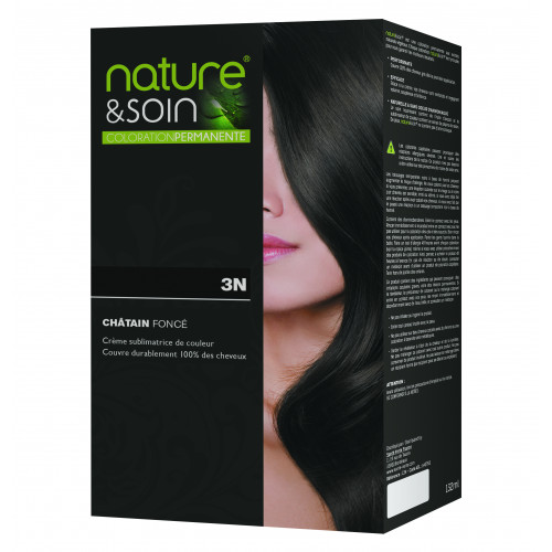 SANTE VERTE NATURE & SOIN PERMANENT COLOR Dark chestnut 3N