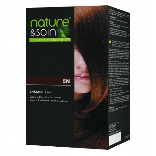 SANTE VERTE NATURE & SOIN PERMANENT COLOR Light chestnut 5N