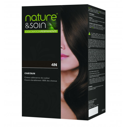 SANTE VERTE NATURE & SOIN PERMANENT COLOR Châtain 4N