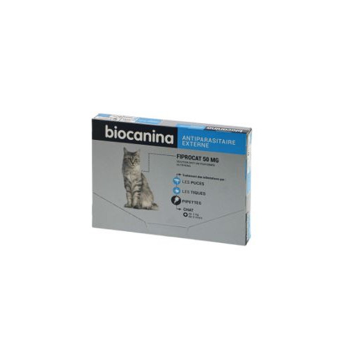 BIOCANINA FIPROCAT - 3 Pipettes