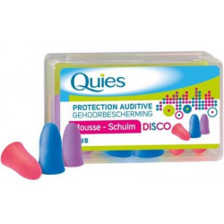 QUIES Protection Auditive Mousse Disco - 3 Paires