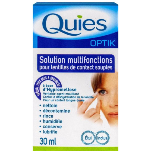 QUIES OPTIK Solution Multifonction Lentille Souple - 30ml